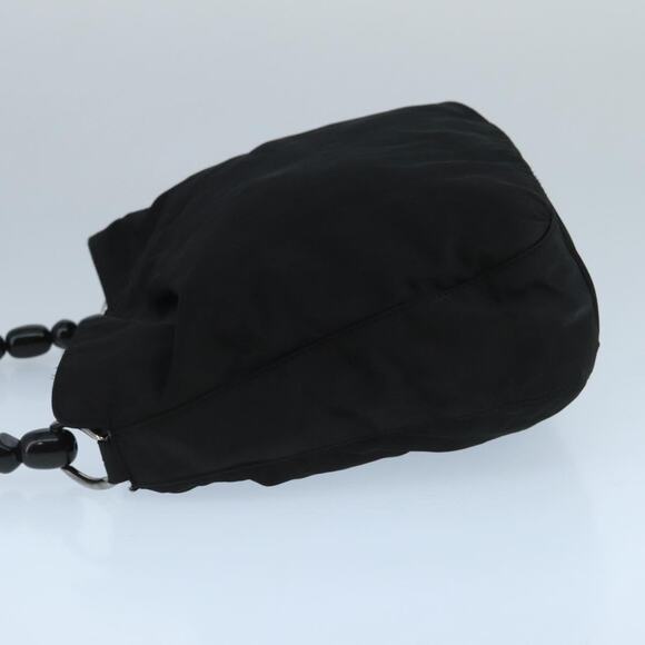 DIOR Maris Pearl Hand Bag Leather Black Silver - Picture 5 of 16